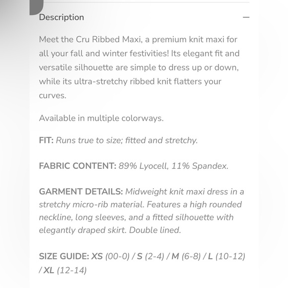 Cru Ribbed Maxi Dress - Picture 2 of 3